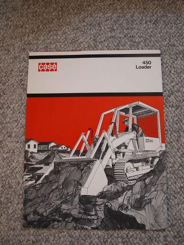 Case 450 Crawler Loader Tractor Brochure 6 pg. Original MINT &#039;72