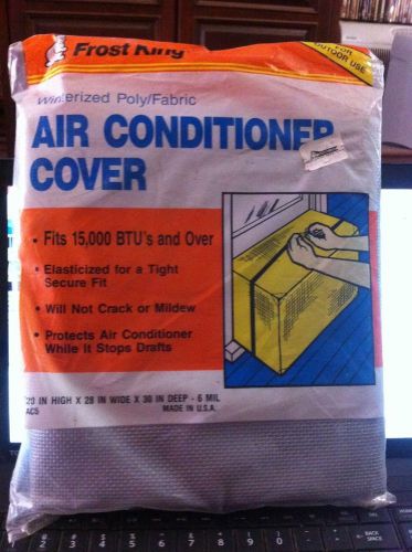 NIB AC5H THERMWELL PRODUCTS &#034;FROST KING&#034; 20X28X30X6MIL AIR CONDITIONER COVERS