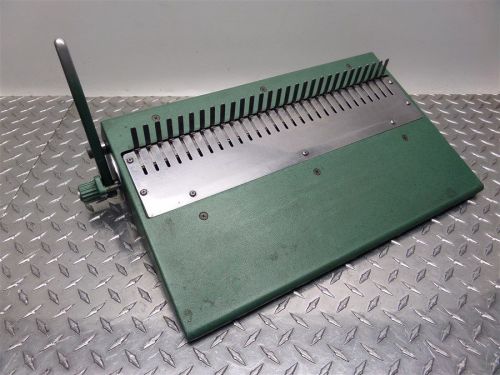 General binding corp model 16 db manual binding plastic comb installer for sale