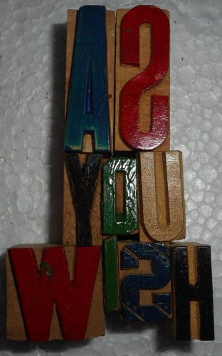 &#039;As You Wish&#039; Letterpress Wood Type Used Hand Crafted Made In India B1006