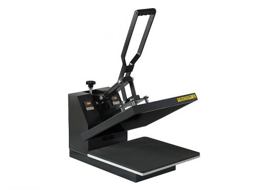 Open box - t-shirt heat transfer press sublimation machine 15 x 15 black for sale