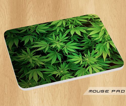 cannabis leaves Mouse Pad Mat Mousepad Hot Gift