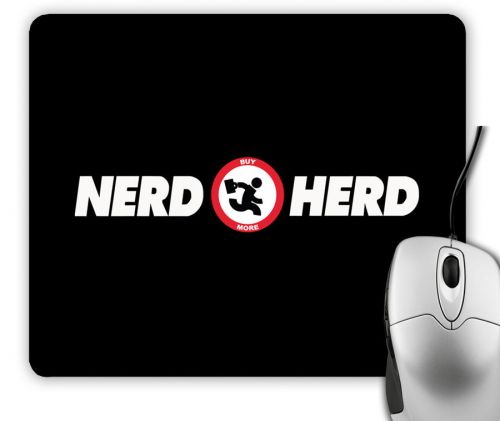 Chuck Nerd Herd Logo Mousepad Mouse Pad Mats Gaming Game