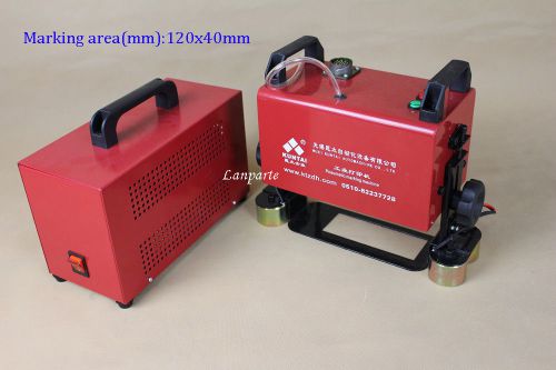 Portable marking pneumatic dot peen marking machine for surface marking 120*40mm for sale