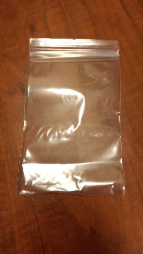 Zip lock bags clear 4&#034; x 6&#034; box of 1,000 for sale