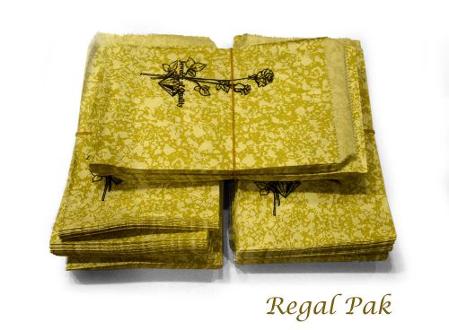 300  Gold Jewelry Paper Bags 4&#034; By 6&#034;