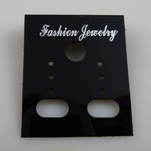 1000PCS Black Dangle Earring Earrings Stud Stopper Necklace Display Hanging Card