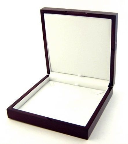 1 rosewood necklace pendant chain jewelry display gift box for sale