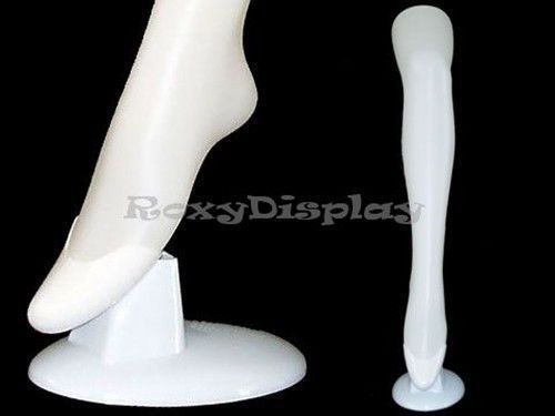 Female full round plastic mannequin leg Display hosiery, sox, sock. #PS-5013
