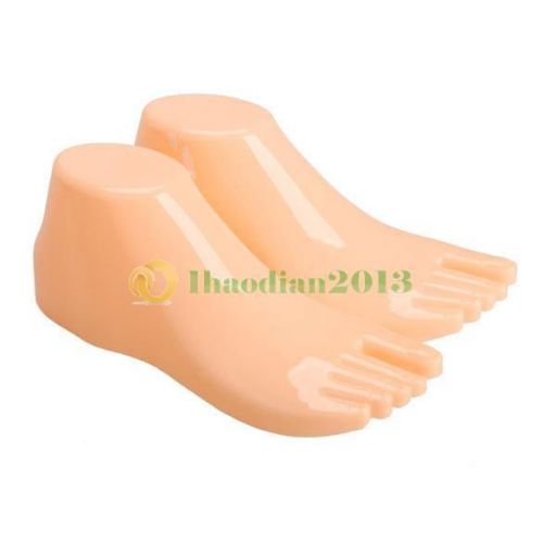 A1ST 1Pair Hard Plastic Adult Feet Mannequin Foot Model Tools for Shoes Display