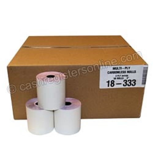 3&#034; 3ply white/yellow/pink 72&#039; length - point of sale paper - epson for sale