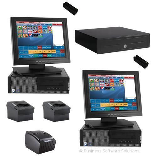 New 2 stn restaurant / bar touch pos system &amp; software for sale