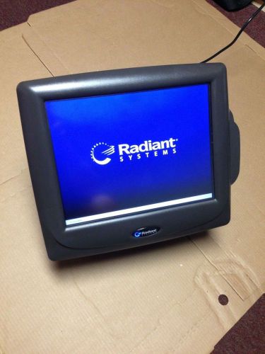 Radiant Aloha  P1550-4260, 15” LED Touchscreen Terminal  with MSR 160gb