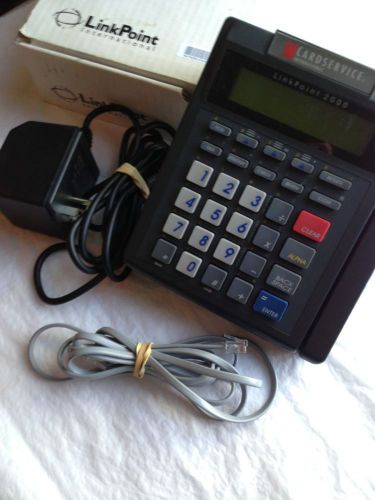 Linkpoint Credit Card Machine Terminal W/ Power Cord, Model LP 2000. New W/box