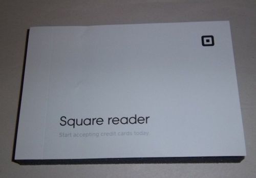 ONE SQUARE READER: ACCEPT CREDIT CARDS TODAY! FOR PHONES &amp; TABLETS