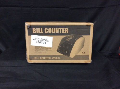 Bill Cash Money Currency Counter w UV Detection Bank Buisness Office Retail Shop