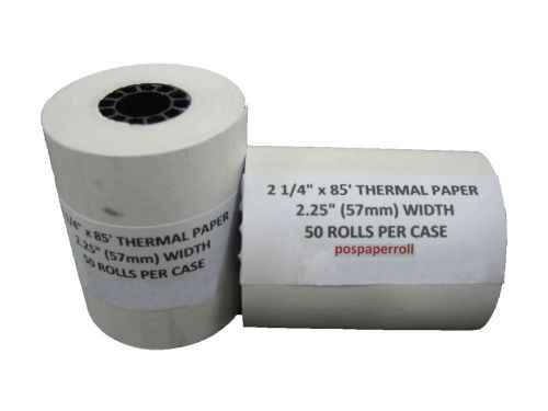 PM Company Perfection One Ply Thermal Paper Rolls, 2.2&#034;5 X 85&#039;  72 rolls
