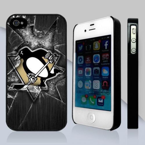 Case - Pittsburgh Penguin Logo Broken Team Hokey Sport - iPhone and Samsung