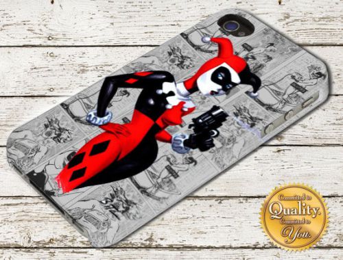 Harley Quinn Batman Comic Dark Knight iPhone 4/5/6 Samsung Galaxy A106 Case
