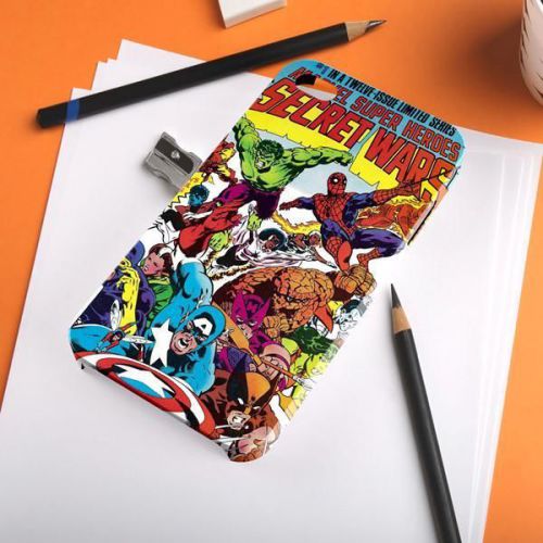 All Character Superheros Marvel Heroes Retro iPhone A108 Samsung Galaxy Case