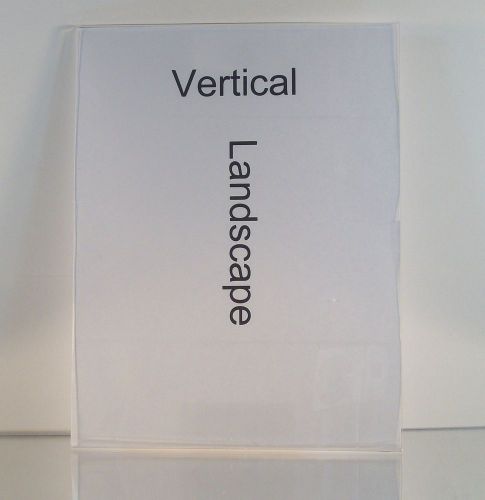 24 Vertical or Landscape acrylic sign holders, great for doors! wholesale lot