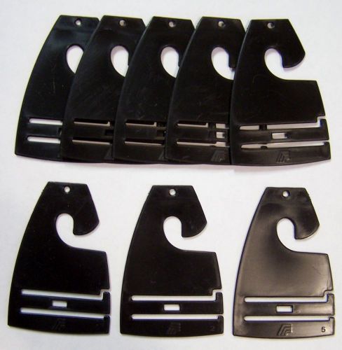 125+ NECK TIE HANGERS BLACK  / NECK TIE RIDER HANGER HOOK RETAIL DISPLAY