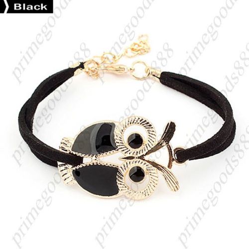 Cute retro wild owl bracelets korean fashion new hot bracelet women girl black for sale