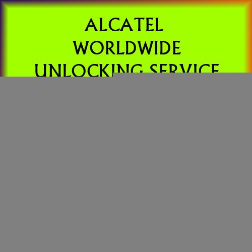alcatel unlock code for Alcatel OneTouch 1010D unlocking service