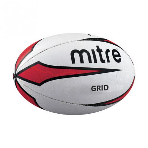 Mitre Grid Rugby Ball Size 5 Practise Team Training Club School New