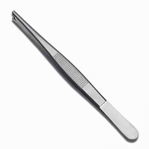 5 1/2&#034; Tissue Forceps 1x2 Teeth Stainless Steel Autoclavable Surgical