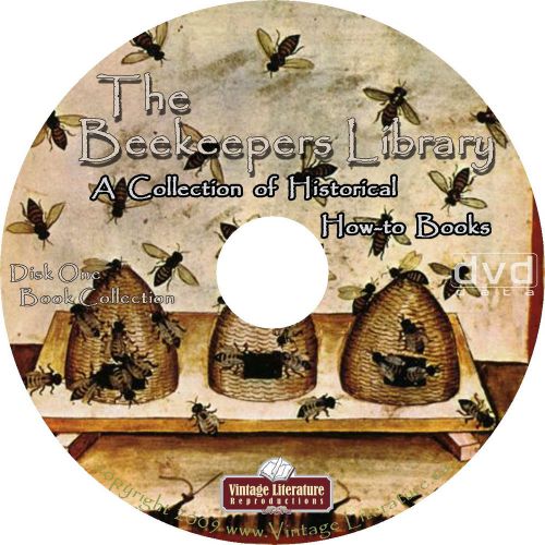 Complete beekeeping library { how to books and magazines on three disks } on dvd for sale