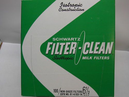 Schwartz Tuffy Milk Filters - 6.5 inch (100)
