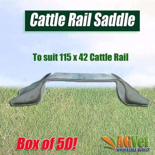 BOX OF 50 - CATTLE RAIL SADDLE(CRS 115x42)