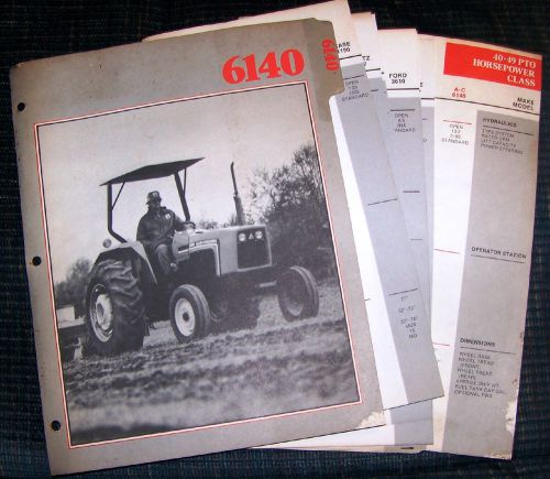 Dealer Sales papers for the Allis Chalmers 6140 tractor