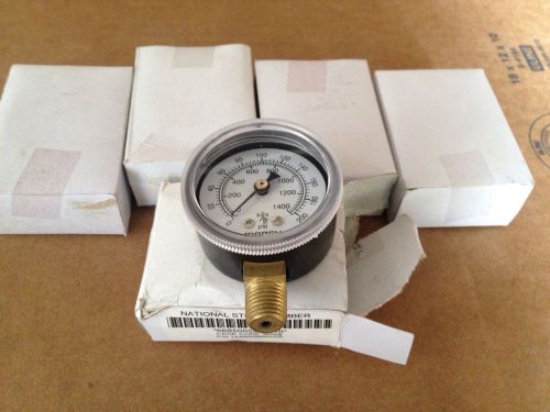 Lot Of 5 New Marsh Psi Guages 0-200