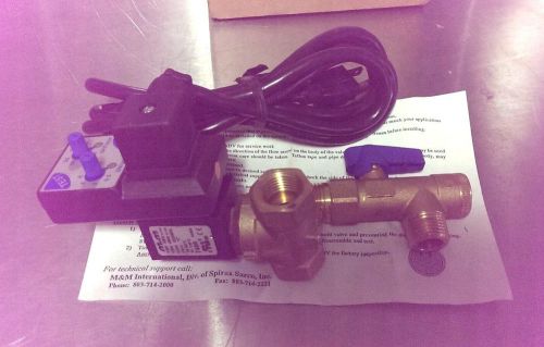 New spirax sarco automatic drain valve1/2&#034; npt in/out 1.4 to 300 psi 110v/120v. for sale