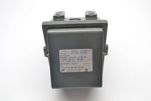 Ue united electric j400-s156b pressure 100psi 480v-ac 15a amp switch b458138 for sale
