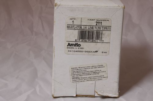 Amflo 2111 1/4 line 70 PSI Fixed Pressure Regulator