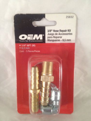 Oem 5 piece 3/8&#034; air tool hose repair kit 25832 for sale