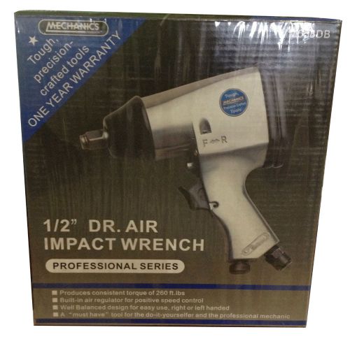 1/2&#034; dr. air impact wrench - 260ft lbs torque for sale