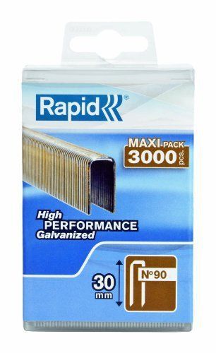 NEW Rapid Ref-5000125 No 90 Narrow Crown Staples for Rapid PBS151 90/30mm Airtac
