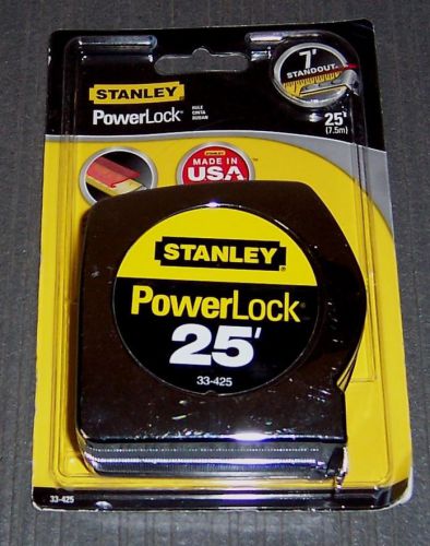 Stanley 33-425 powerlock 25-foot by 1-inch measuring tape - original for sale