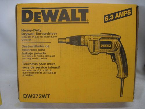 Dewalt DW272WT 6.3 Amp Corded Heavy-Duty Drywall Screwdriver