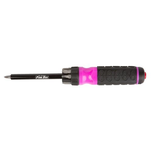 The original pink box pb1lsd lighted screwdriver with bits brand new! for sale
