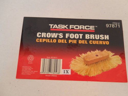Task Force Crow&#039;s Foot Drywall Texture Brush ~ Mod. 8056 ~ Free Shipping !