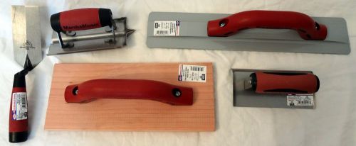 Marshalltown ctk2 concrete tool kit the premier line, 5 pieces $178 new for sale