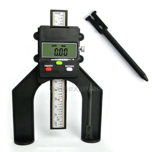 Digital Depth Gauge Indicator Horizontal Vertical Self Standing Magnet Feet 80mm