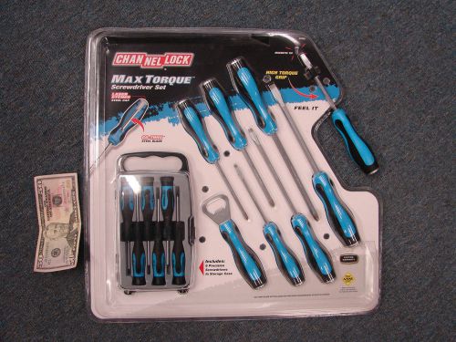 Channellock max torque screwdriver set new free shipping for sale
