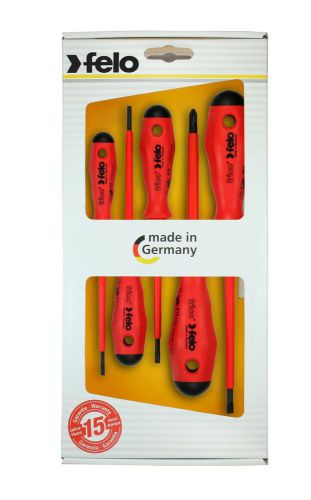 Felo 513 951 98 screwdriver set slotted/pozidriv® 1000v insulated frico® 5-piece for sale