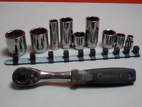 Assorted lot kobalt wrench matco sockets 1/2&#034; drive  j858 for sale